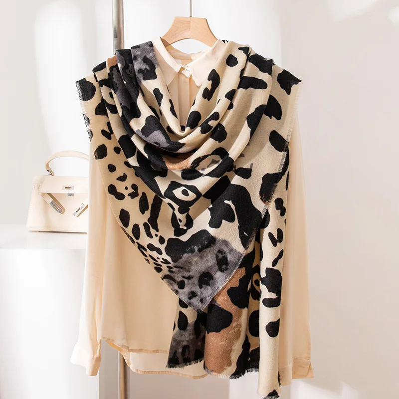 2025 Cashmere-like Leopard Print Scarf Women -Autumn Winter Thick Warm Shawl Hijab, Versatile Hair Wrap & Fashion Neck Warmer
2025 Cashmere-like Leopard Print Scarf Women -Autumn Winter Thick Warm Shawl Hijab, Versatile Hair Wrap & Fashion Neck Warmer