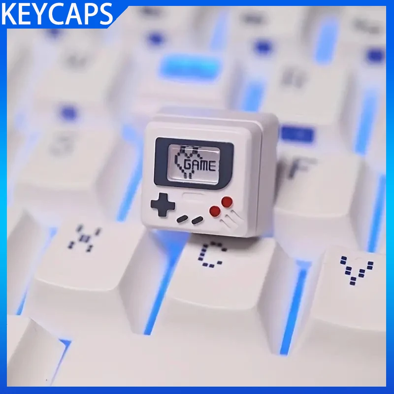 Personalized Classic Retro Keycaps Three in One Replaceable Panel DIY Transparent Keycaps Gaming Keyboard Accessories
