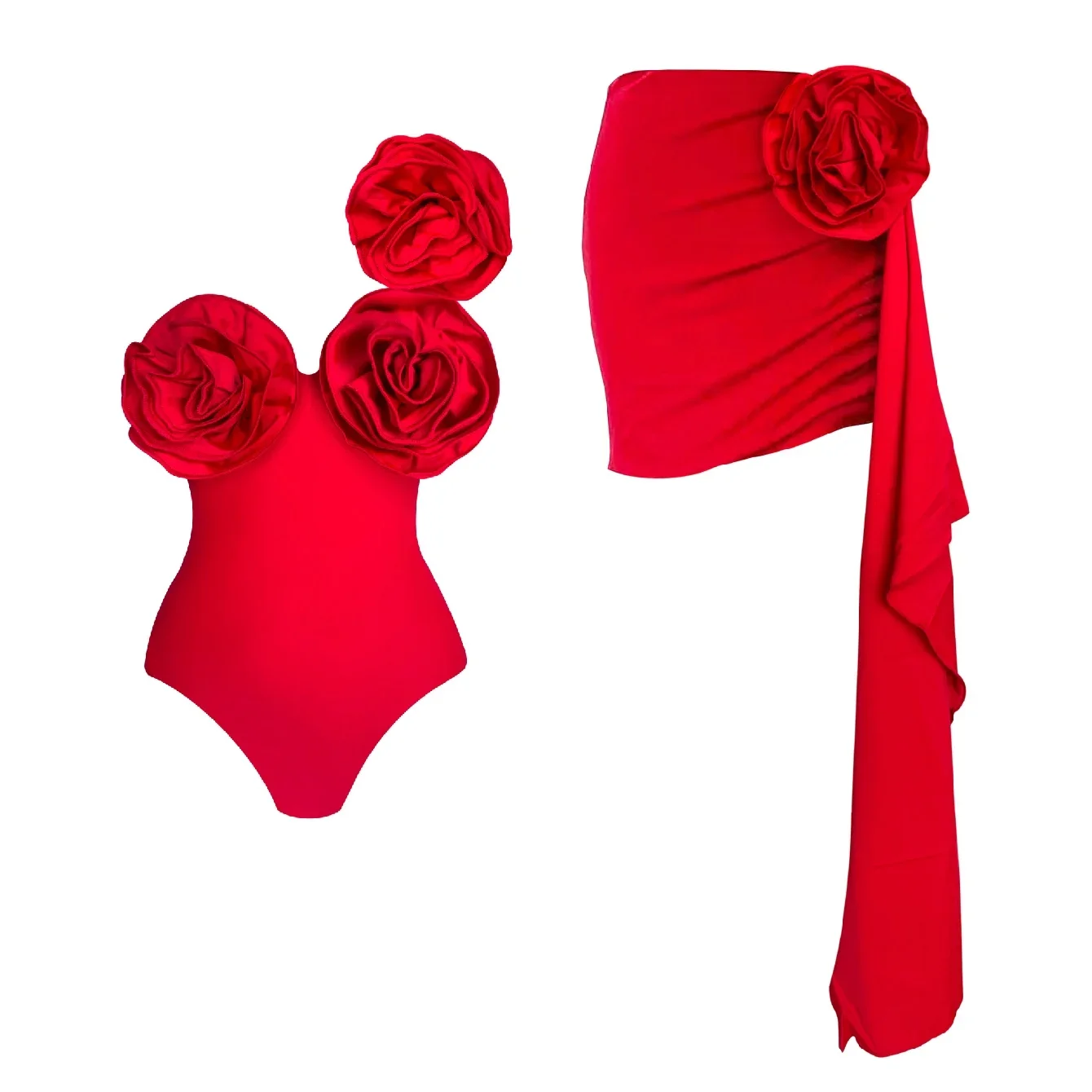 2024 3D Flower One Piece Swimsuit and Skirt Swimwear Women Push Up Bodysuit Monokini High Leg Swim Suit Bathing Suit Beachwear
2024 3D Flower One Piece Swimsuit and Skirt Swimwear Women Push Up Bodysuit Monokini High Leg Swim Suit Bathing Suit Beachwear