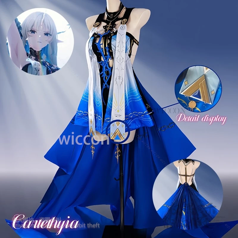 Cartethyia Game Wuthering Waves Косплей Костюм Длинное Платье Полный Комплект Наряды Костюм Женщины Девушки Сексуальное Платье Хэллоуин Косплей
Cartethyia Game Wuthering Waves Косплей Костюм Длинное Платье Полный Комплект Наряды Костюм Женщины Девушки Сексуальное Платье Хэллоуин Косплей