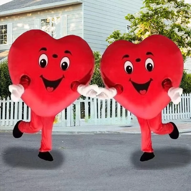 Party Cosplay Props Cartoon Red Heart Love Mascot Costume Advertising Valentine's Day Birthday Costume Fancy Dress Party Mascot
Party Cosplay Props Cartoon Red Heart Love Mascot Costume Advertising Valentine's Day Birthday Costume Fancy Dress Party Mascot