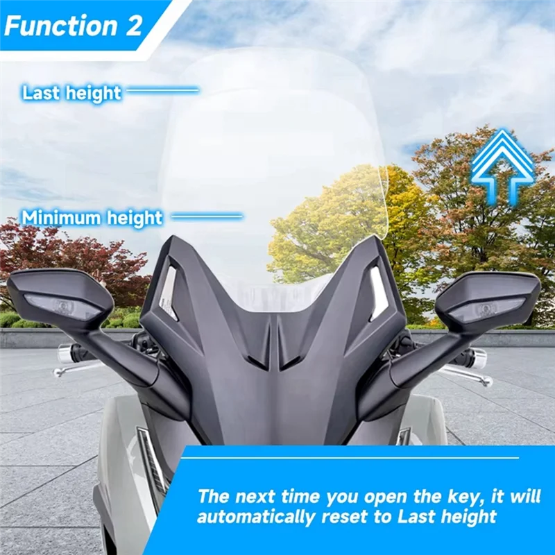 Windshield Auto Lift Kit Electric Folding Mirror Electric Folding Mirror For FORZA350
Windshield Auto Lift Kit Electric Folding Mirror Electric Folding Mirror For FORZA350