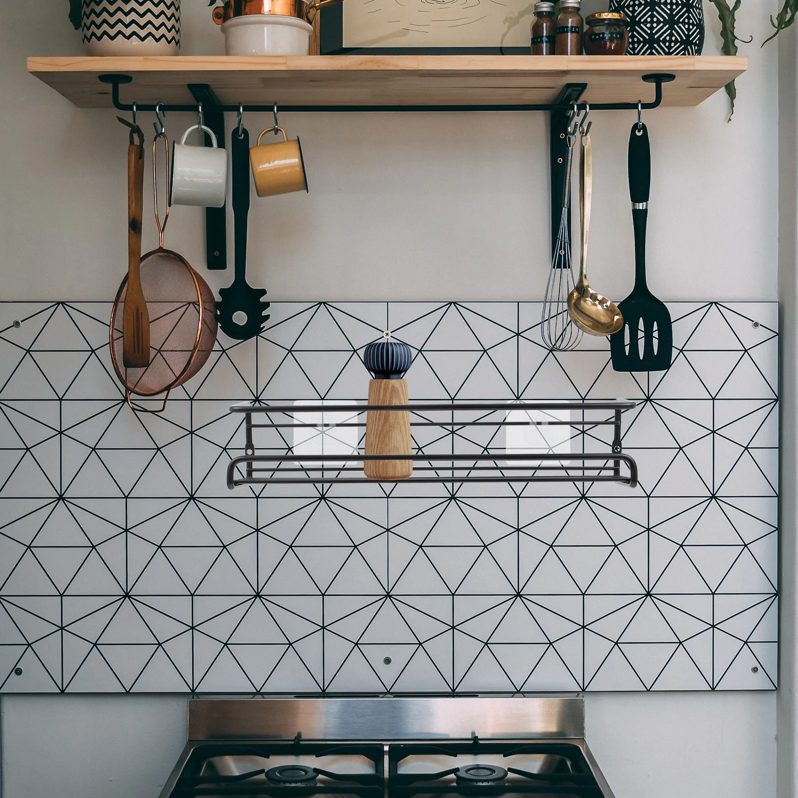 2pcs Kitchen Spice -Mounted Seasoning Storage Rack Seasoning Bottle Holder Storage Shelf For Kitchen Wall Mounted
2pcs Kitchen Spice -Mounted Seasoning Storage Rack Seasoning Bottle Holder Storage Shelf For Kitchen Wall Mounted