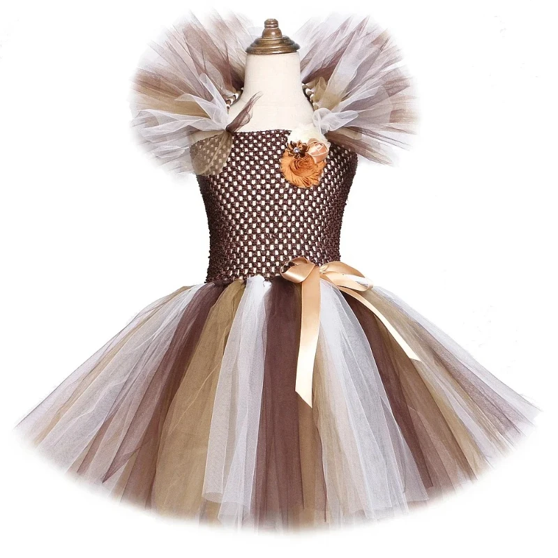 Wild Lion Mane Tutu Dress Brown Flowers Kids Girls Birthday Party Dress Children Halloween Cosplay Animal Dress Costumes 1-12Y
Wild Lion Mane Tutu Dress Brown Flowers Kids Girls Birthday Party Dress Children Halloween Cosplay Animal Dress Costumes 1-12Y