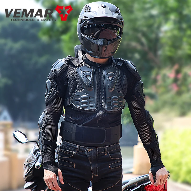 VEMAR Motorcycle Armor Jacket Riding Anti-fall Elbow Chest Pads Off-road Motocross Equipement Moto Accessories Motorbike Vest
VEMAR Motorcycle Armor Jacket Riding Anti-fall Elbow Chest Pads Off-road Motocross Equipement Moto Accessories Motorbike Vest