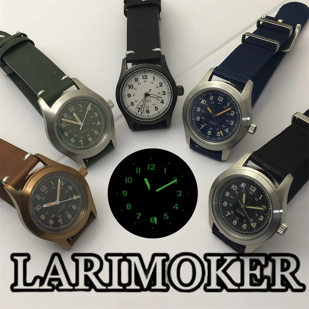 LARIMOKER модные мужские мобильные механические часы 36 мм/39 мм зеленые светящиеся NH35 PT5000 автоматический механизм стеклянный кожаный ремень
LARIMOKER модные мужские мобильные механические часы 36 мм/39 мм зеленые светящиеся NH35 PT5000 автоматический механизм стеклянный кожаный ремень