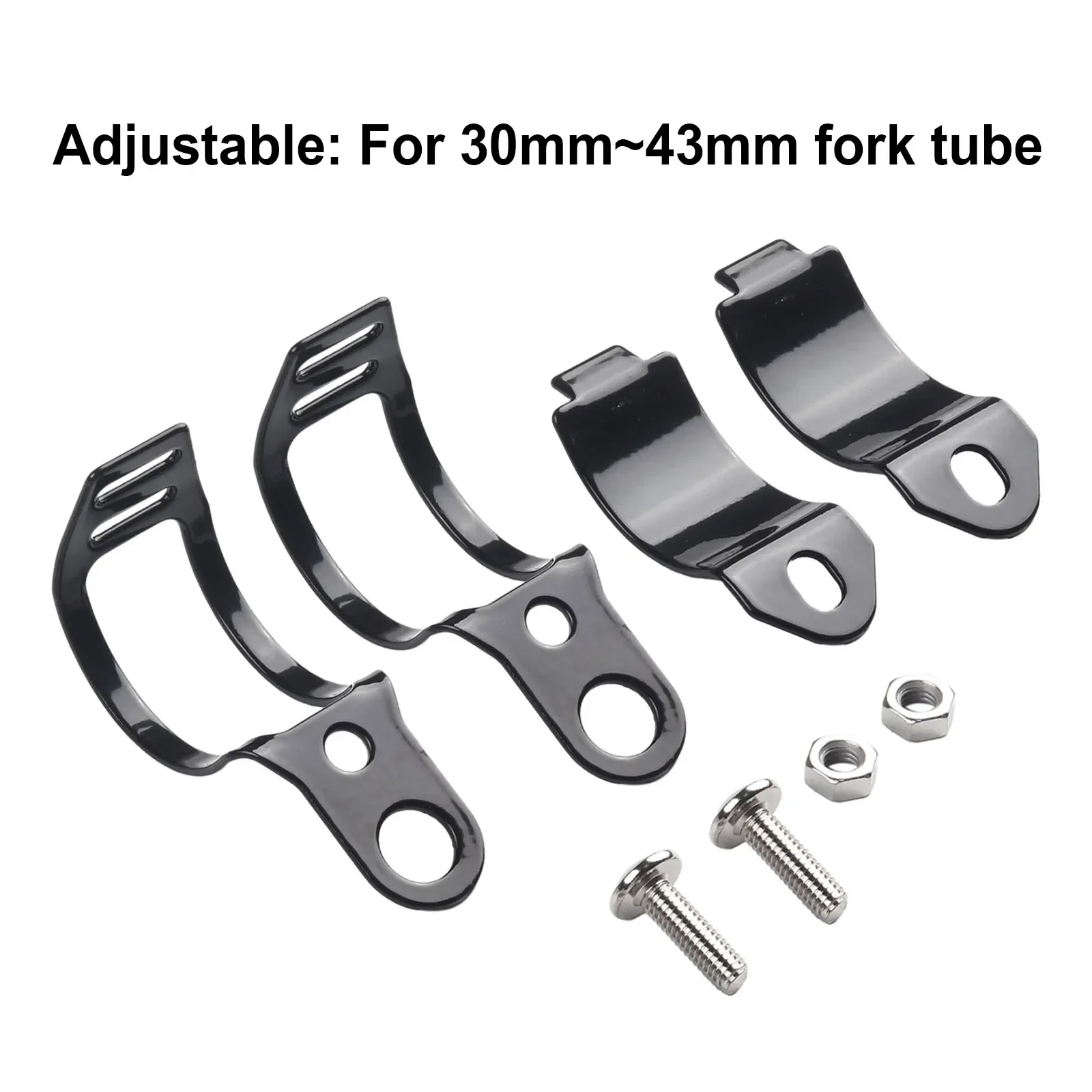 Support de clignotant de moto pour fourche avant Hurbike, support rapide, 30-43mm, 2 pièces
Support de clignotant de moto pour fourche avant Hurbike, support rapide, 30-43mm, 2 pièces