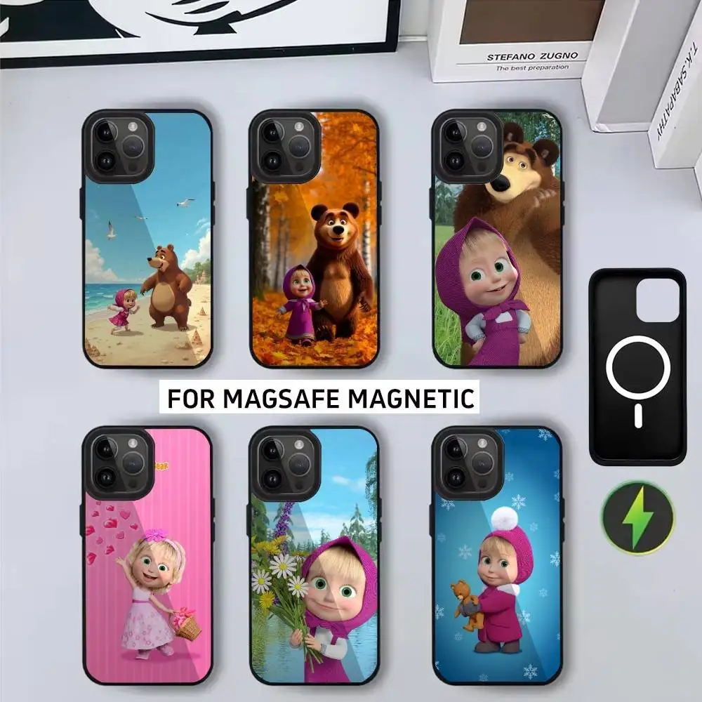 Cute Masha and the B-Bears Phone Case For iPhone17,16,15,14,13,12,11 Plus,Pro Max Magnetic For Magsafe Wireless Charging
Cute Masha and the B-Bears Phone Case For iPhone17,16,15,14,13,12,11 Plus,Pro Max Magnetic For Magsafe Wireless Charging