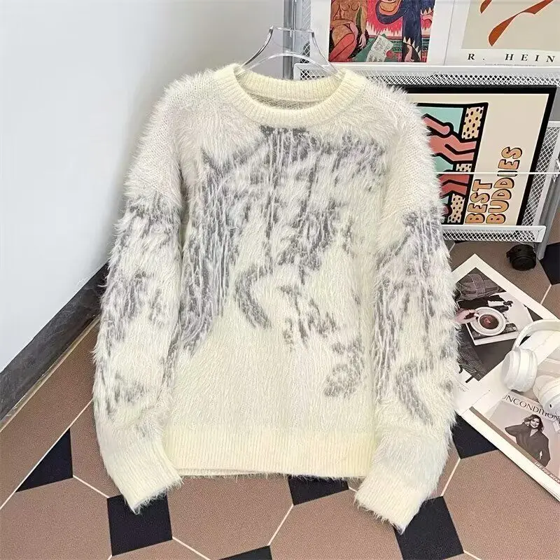 Мужской свитер с круглым вырезом, повседневный базовый свитер для многослойных образов, весенний, ультрамягкий, свободного кроя, с длинными рукавами, для подростков
Мужской свитер с круглым вырезом, повседневный базовый свитер для многослойных образов, весенний, ультрамягкий, свободного кроя, с длинными рукавами, для подростков