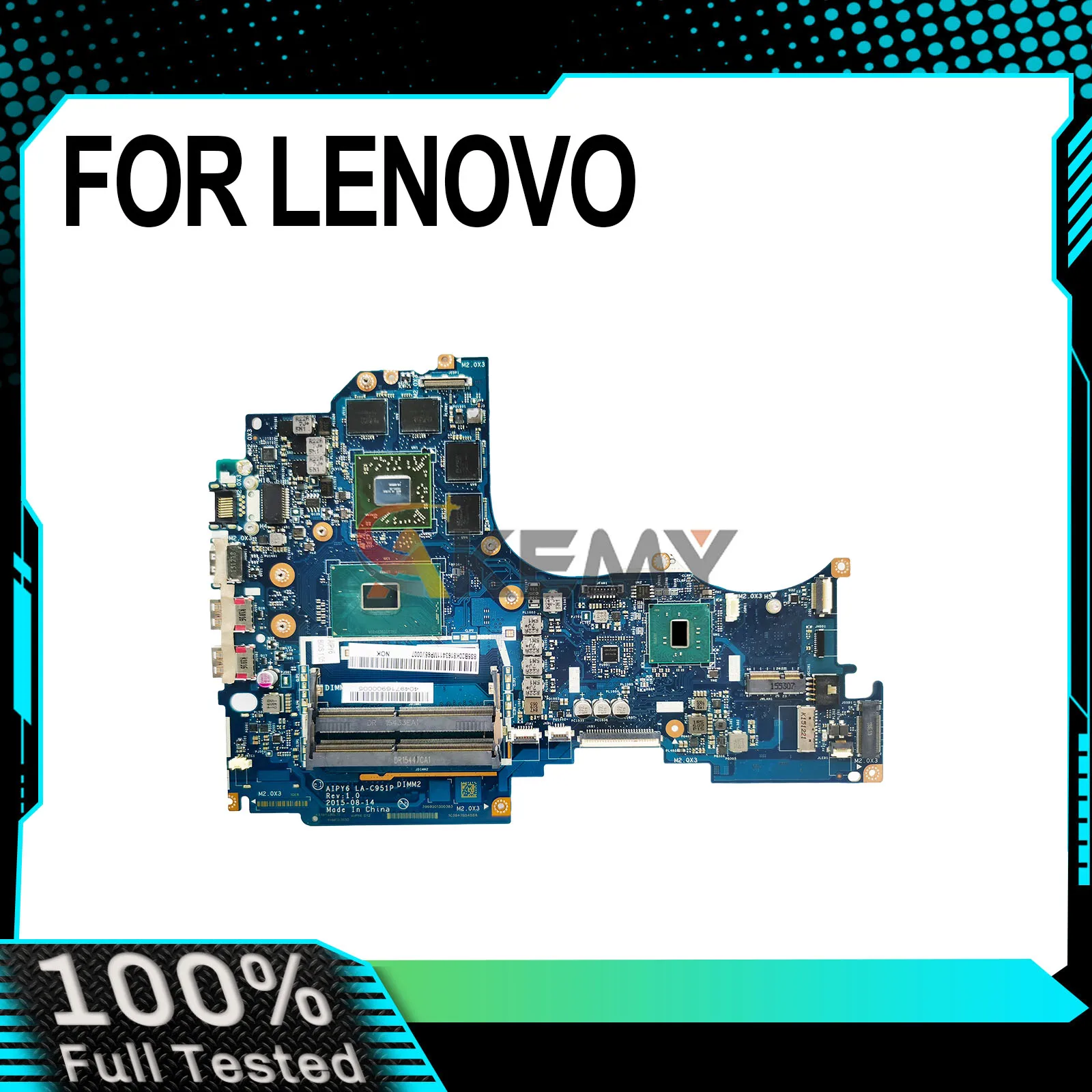 For LENOVO Ideapad Y700-14ISK LA-C951P Laptop Motherboard I7-6700HQ V2G 5B20K44717 5B20M55518 100% Tested OK
For LENOVO Ideapad Y700-14ISK LA-C951P Laptop Motherboard I7-6700HQ V2G 5B20K44717 5B20M55518 100% Tested OK