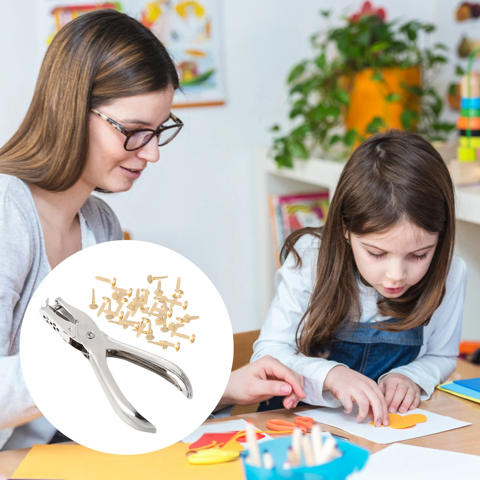 200Pcs Metal Brads Craft DIY Supplies Plated Brass Washers Hole Punch for Creative Projects Mini Brads Paper Fasteners
200Pcs Metal Brads Craft DIY Supplies Plated Brass Washers Hole Punch for Creative Projects Mini Brads Paper Fasteners