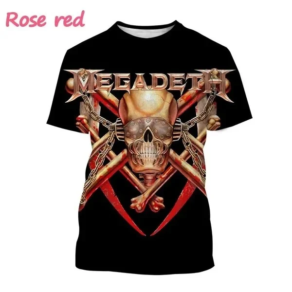 Лето 2025 г., горячая распродажа, футболка Megadeth с 3D принтом, модная мужская футболка рок-группы, мужская и женская футболка в стиле панк, забавный быстросохнущий топ MOTO
Лето 2025 г., горячая распродажа, футболка Megadeth с 3D принтом, модная мужская футболка рок-группы, мужская и женская футболка в стиле панк, забавный быстросохнущий топ MOTO