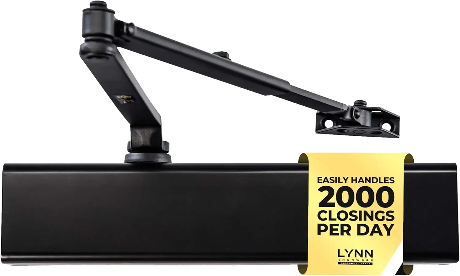 Heavy Duty Automatic Door Closer - Commercial Grade, Adjustable Speed & Force, Fire Rated, 3 Mounting Options
Heavy Duty Automatic Door Closer - Commercial Grade, Adjustable Speed & Force, Fire Rated, 3 Mounting Options