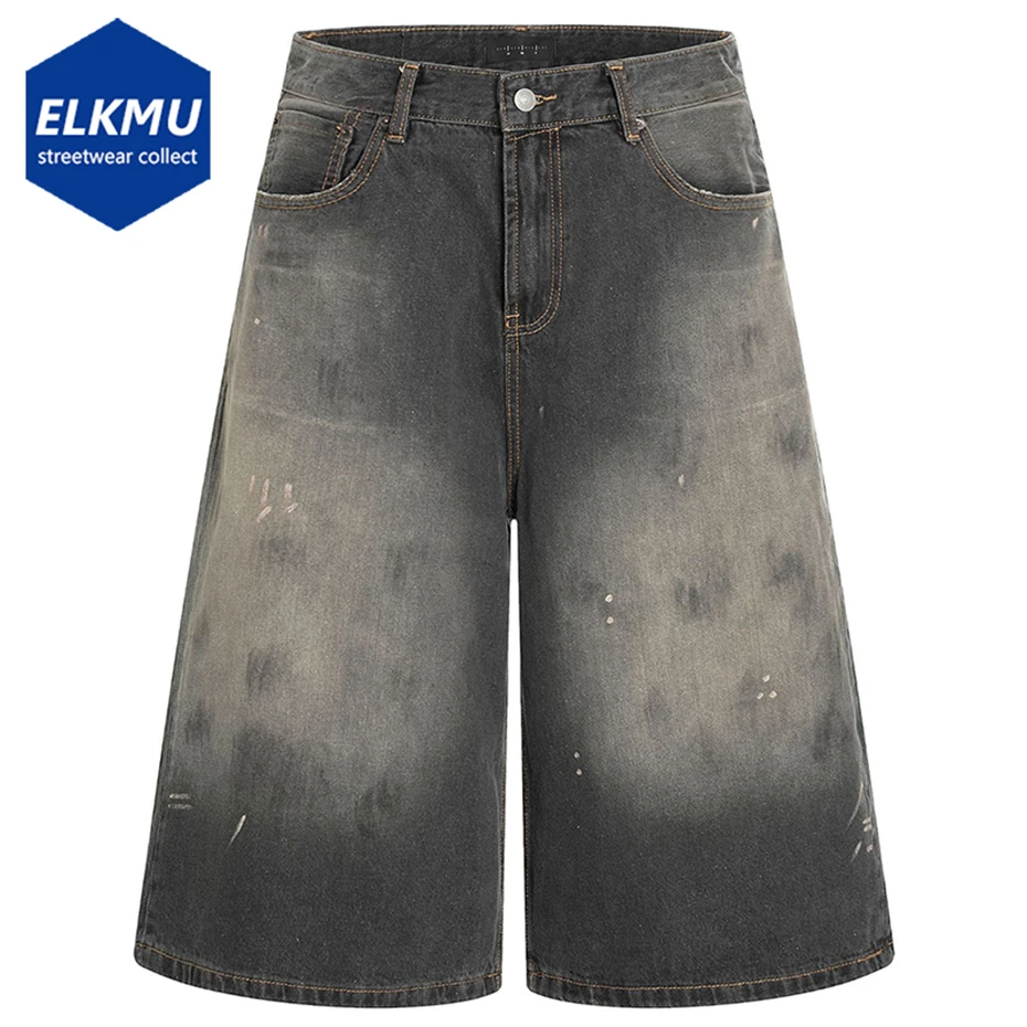 Men Vintage Denim Shorts Summer Casual Loose Wide Leg Jeans Shorts Streetwear Harajuku Hip Hop Shorts
Men Vintage Denim Shorts Summer Casual Loose Wide Leg Jeans Shorts Streetwear Harajuku Hip Hop Shorts