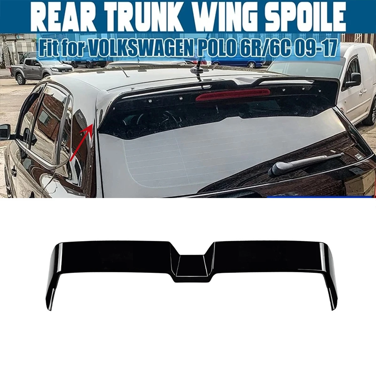 OTG STYLE Car Rear Boot Roof Lip Spoiler Wing For VW POLO MK5 6R 6C 2009-2017 Glossy Black Rear Boot Tail Wing Lip
OTG STYLE Car Rear Boot Roof Lip Spoiler Wing For VW POLO MK5 6R 6C 2009-2017 Glossy Black Rear Boot Tail Wing Lip