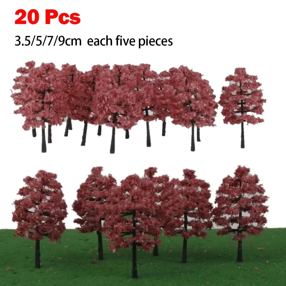 20Pcs Model Trees Train Railroad Park Scenery Plastic Flower Trees HO N Z Scale Building Model Sand Table Model
20Pcs Model Trees Train Railroad Park Scenery Plastic Flower Trees HO N Z Scale Building Model Sand Table Model