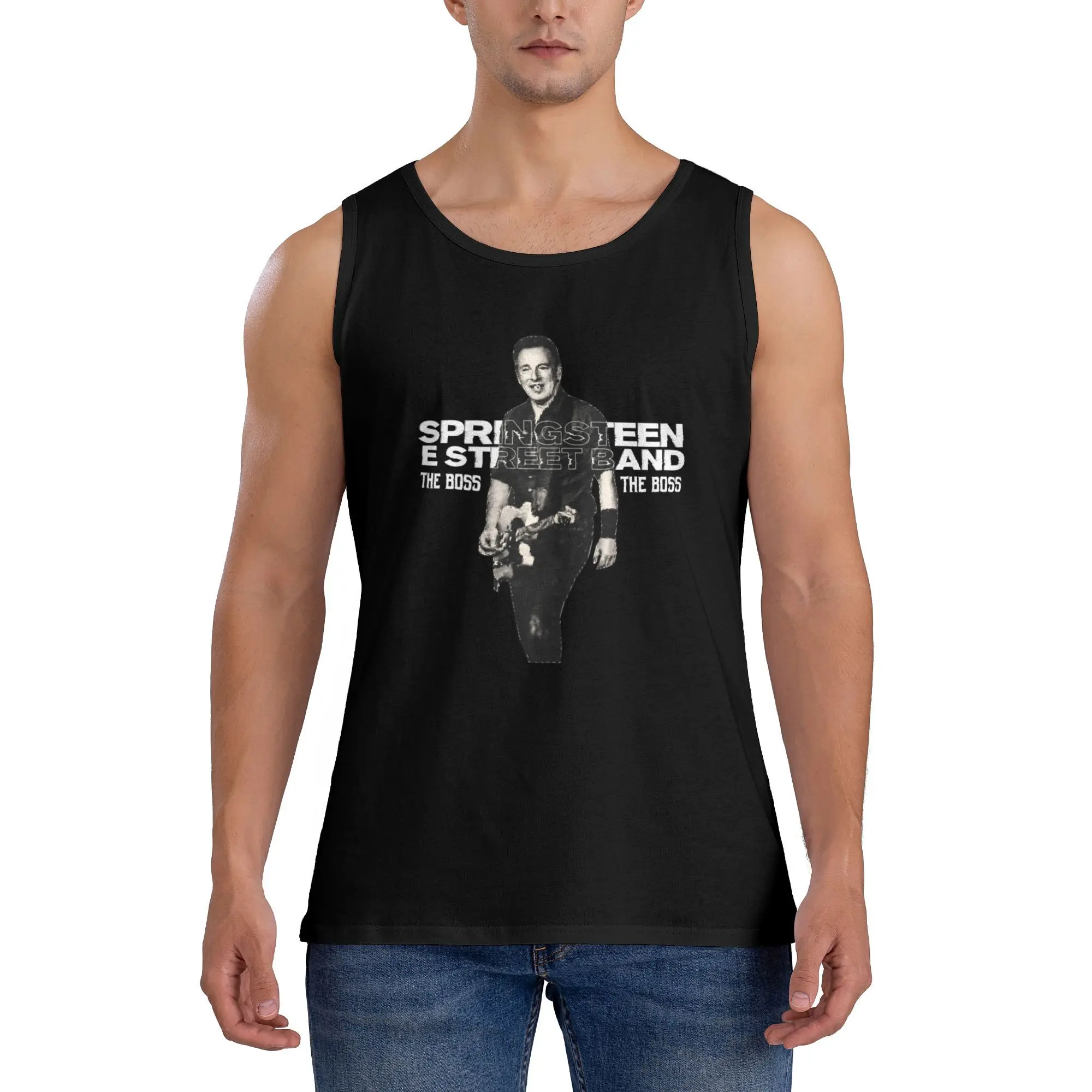 Bruce Springsteen 2025 Tour Tank Top Males Streetwear Tops Daily Workout Custom Sleeveless Shirts Big Size 2XL 3XL
Bruce Springsteen 2025 Tour Tank Top Males Streetwear Tops Daily Workout Custom Sleeveless Shirts Big Size 2XL 3XL