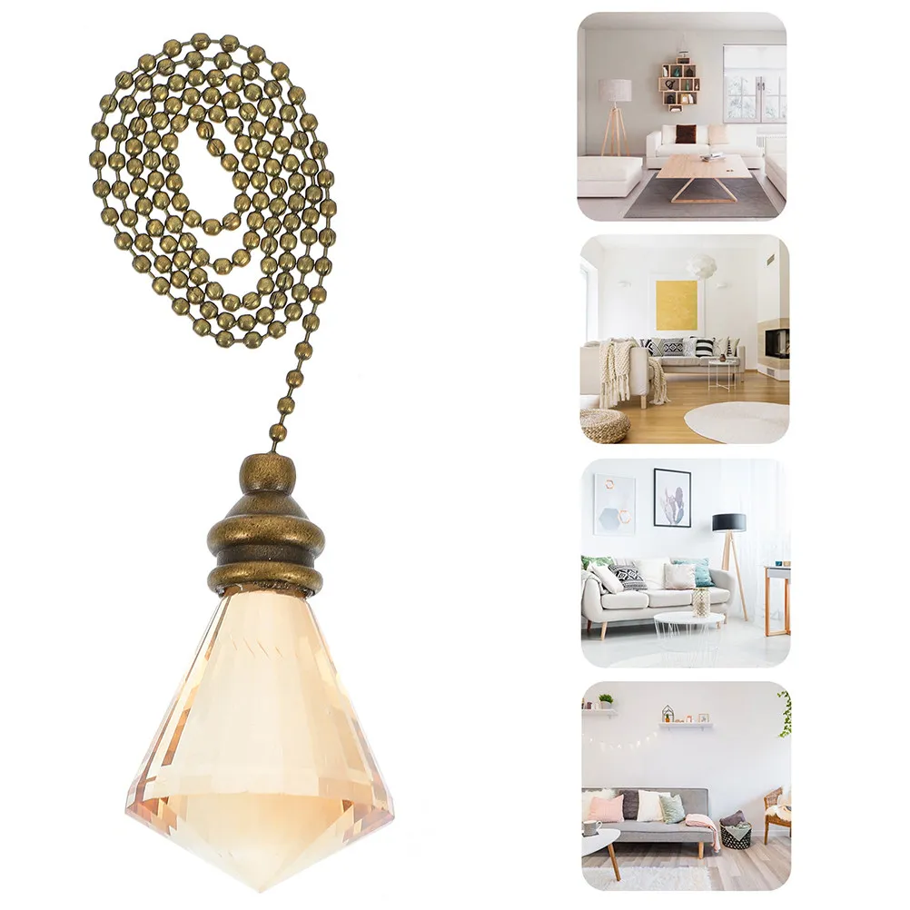2Pcs Premium Crystal Glass Copper Pull Chain for Ceiling Fans Lights Bedside Lamps DIY Projects Lamp Accessories Fan Chain
2Pcs Premium Crystal Glass Copper Pull Chain for Ceiling Fans Lights Bedside Lamps DIY Projects Lamp Accessories Fan Chain