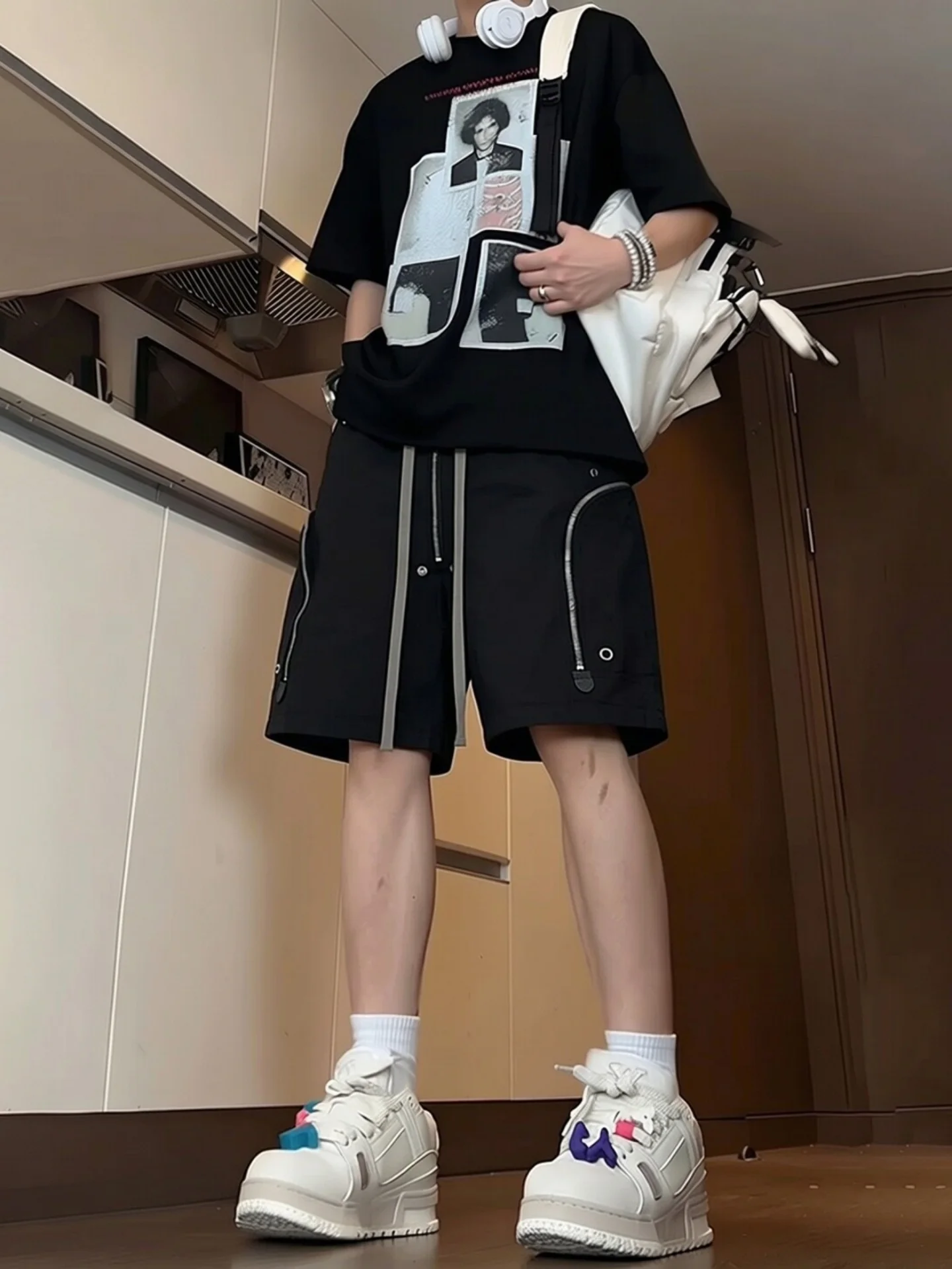 American Retro Workwear Short Pants Men's Summer Loose Casual Five-Point Pocket Design Wide Leg Medium-Length Casual Pants
American Retro Workwear Short Pants Men's Summer Loose Casual Five-Point Pocket Design Wide Leg Medium-Length Casual Pants
