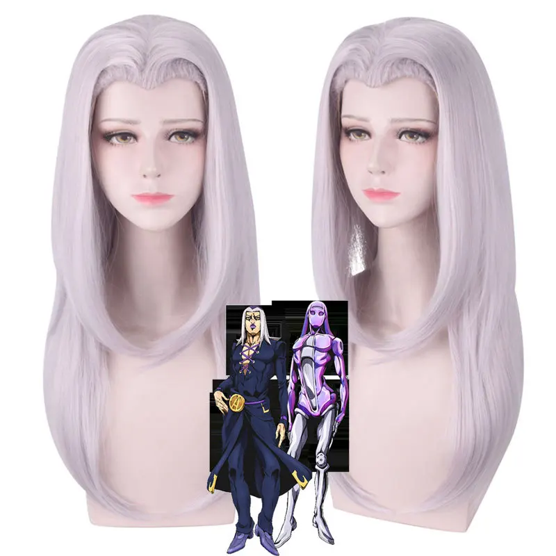 Main Synthetic Wig for Cosplay Inspired By Jo-jo Golden Wind Ab-bacchio Character Long Purple Anime Costume Hair Party Styling
Main Synthetic Wig for Cosplay Inspired By Jo-jo Golden Wind Ab-bacchio Character Long Purple Anime Costume Hair Party Styling