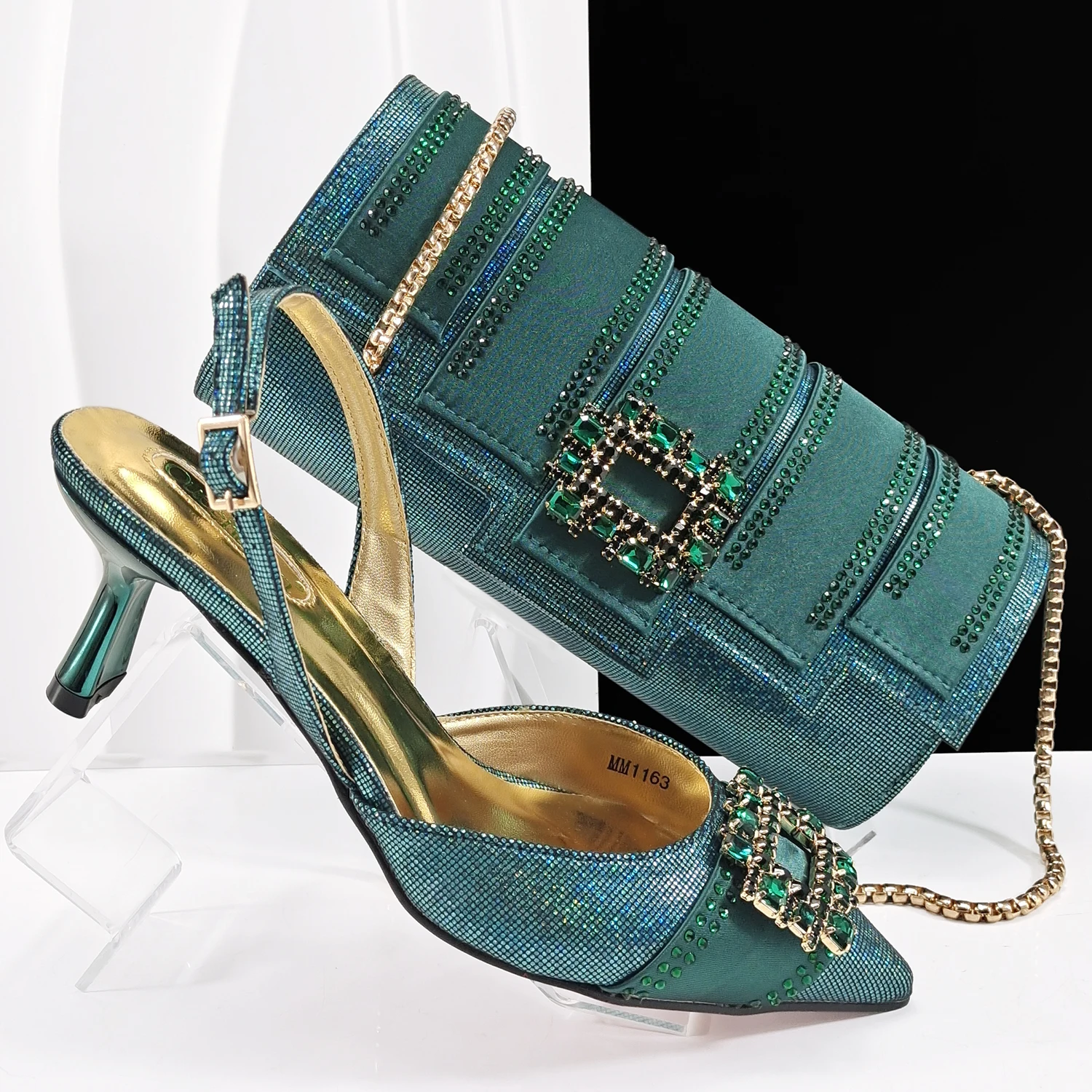 doershow beautiful Italian Shoes And Bag Sets For Evening Party With Stones Italian Leather Handbags Match Bags! HF1-7
doershow beautiful Italian Shoes And Bag Sets For Evening Party With Stones Italian Leather Handbags Match Bags! HF1-7