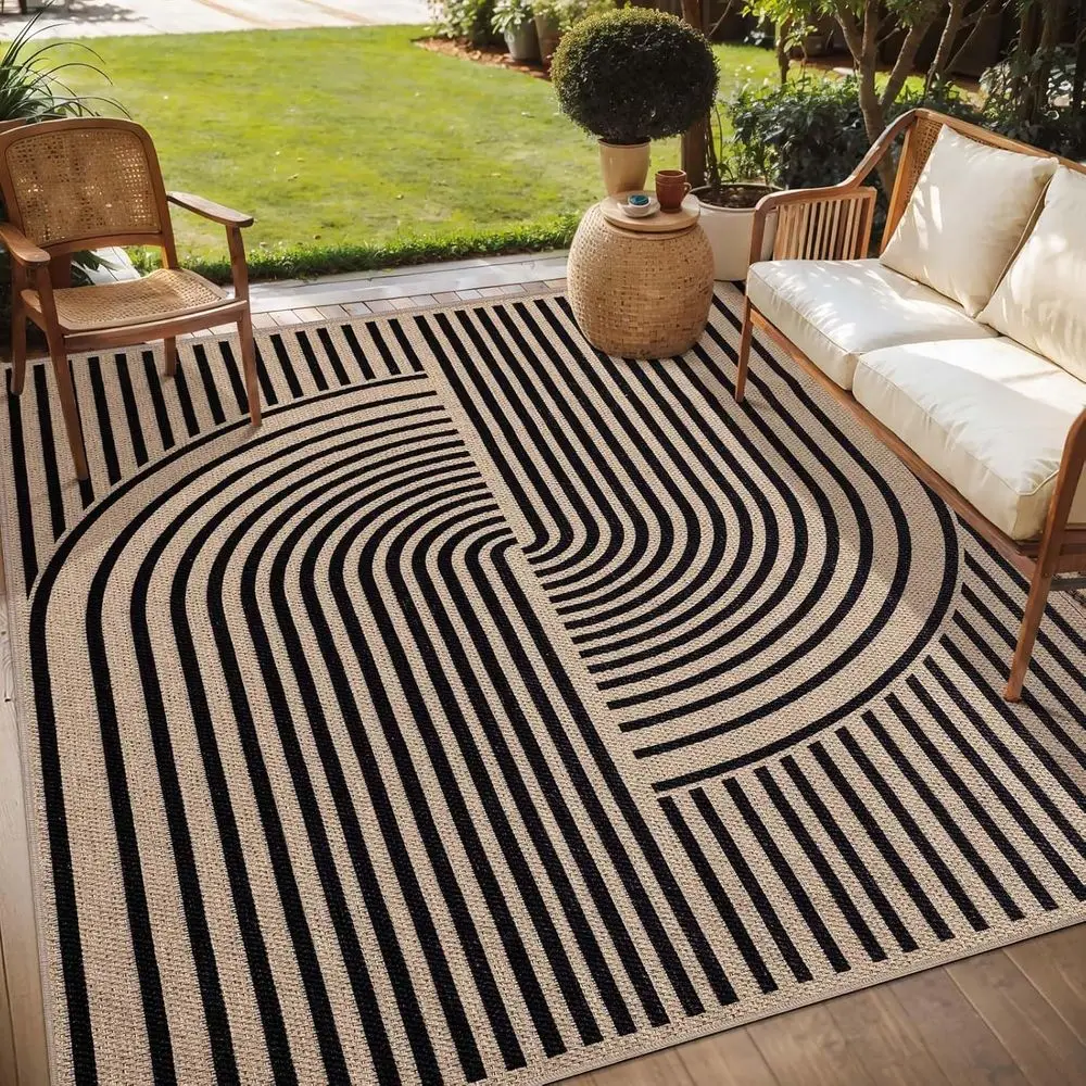 Large 5x7 Washable Jute Rug, Black Non-Slip, Modern Farmhouse Style for Living Room, Dining Area, and Outdoor Spaces
Large 5x7 Washable Jute Rug, Black Non-Slip, Modern Farmhouse Style for Living Room, Dining Area, and Outdoor Spaces