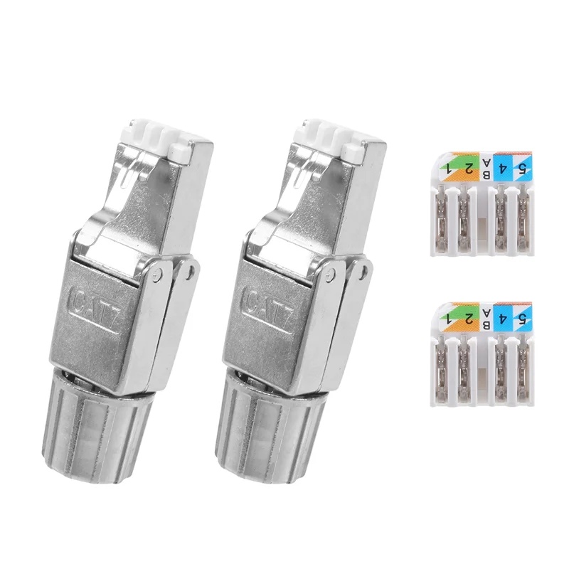 ABUF-2 шт. для разъемов RJ45 CAT7, бесплатный экранированный модульный сетевой разъем без инструментов для установки кабеля
ABUF-2 шт. для разъемов RJ45 CAT7, бесплатный экранированный модульный сетевой разъем без инструментов для установки кабеля
