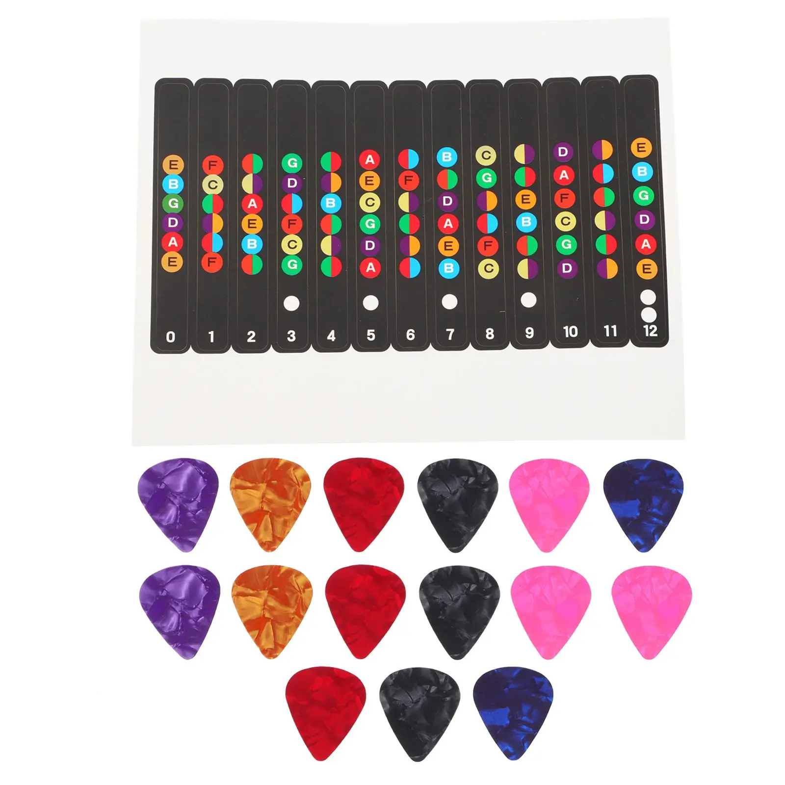 Sticker Finger Board Fretboard Stickers Learning Tools Guitar Scale Stickers Guitar Fingerboard Signs Beginner Practice
Sticker Finger Board Fretboard Stickers Learning Tools Guitar Scale Stickers Guitar Fingerboard Signs Beginner Practice