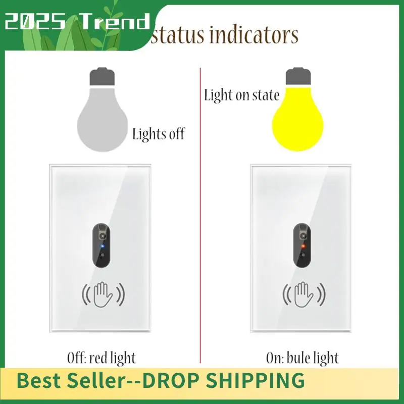 AD33 HOT Smart Light Switch Wall Light Switch Wave Infrared Sensor No Need Touch Electrical Power On Off US Plug
AD33 HOT Smart Light Switch Wall Light Switch Wave Infrared Sensor No Need Touch Electrical Power On Off US Plug