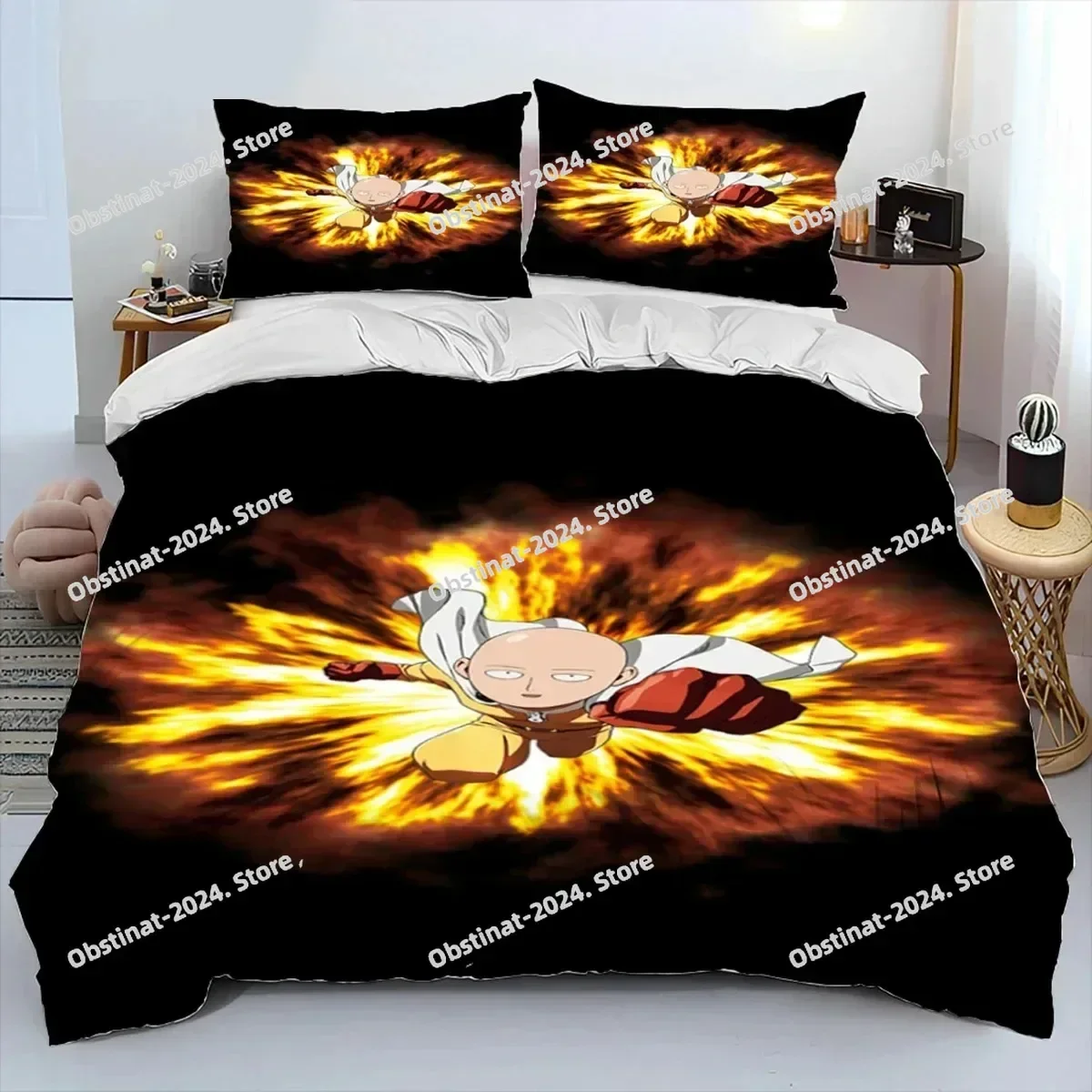 Anime One-Punch Man Saitama Bedding Set Printed Bed Set With Pillowcase Bed Duvet Cover Soft Single Double Queen Super King Size
Anime One-Punch Man Saitama Bedding Set Printed Bed Set With Pillowcase Bed Duvet Cover Soft Single Double Queen Super King Size