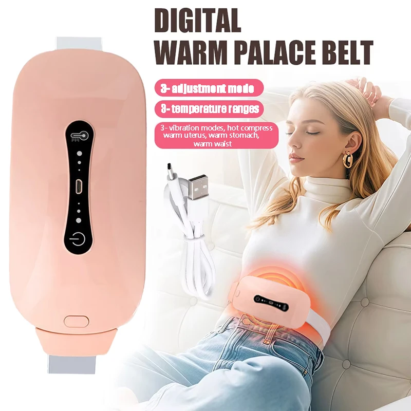 Smart Mini Menstrual Heating Abdomen Massager Period Pain Relief Device Belt for Women Health Care Physiological Period Cramp
Smart Mini Menstrual Heating Abdomen Massager Period Pain Relief Device Belt for Women Health Care Physiological Period Cramp
