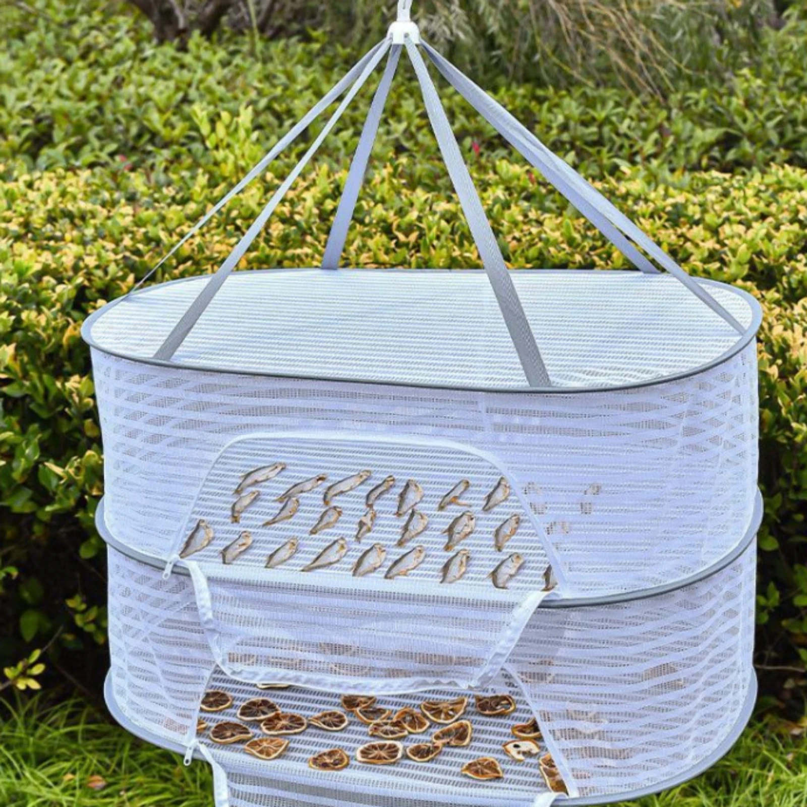 Foldable Hanging Drying Basket Ventilated Zippered Mesh Drying Basket Household Storage Space Saving Multi-Purpose for Outdoor
Foldable Hanging Drying Basket Ventilated Zippered Mesh Drying Basket Household Storage Space Saving Multi-Purpose for Outdoor