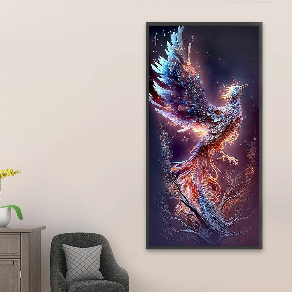 Phoenix 5D DIY Full Drill Round Diamond Painting Kit Home Wall Decor 40x80cm
Phoenix 5D DIY Full Drill Round Diamond Painting Kit Home Wall Decor 40x80cm