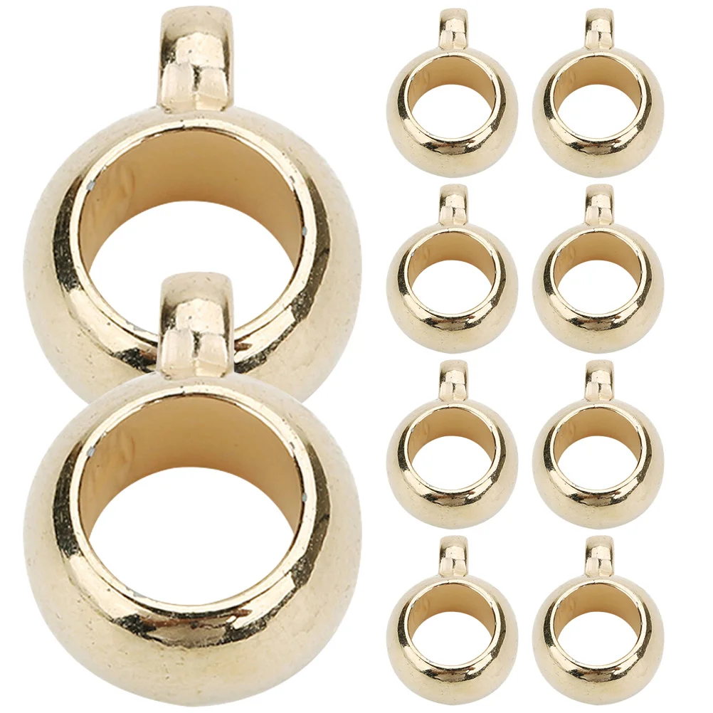 200 Pcs DIY Beads Pendant Accessories Large Hole Charms Party Golden Hanging Jewelry Making Hangers
200 Pcs DIY Beads Pendant Accessories Large Hole Charms Party Golden Hanging Jewelry Making Hangers