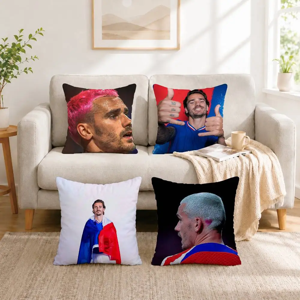 B-Basketball star Antoine Griezmann Square Double-Sided printed Pillow Case Bedroom Bedside Pillow Sofa Cushion Cover Gift
B-Basketball star Antoine Griezmann Square Double-Sided printed Pillow Case Bedroom Bedside Pillow Sofa Cushion Cover Gift