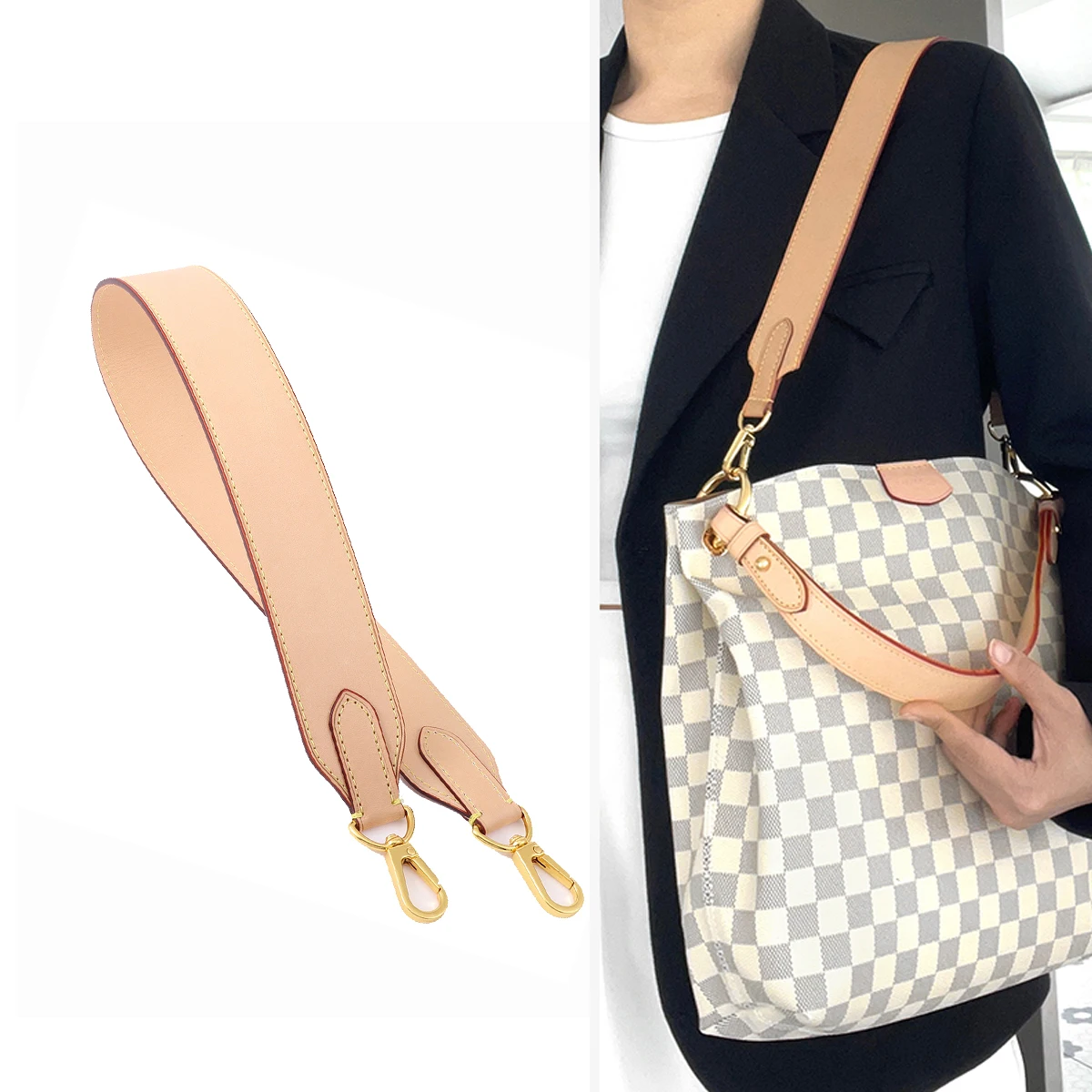 100% Genuine Leather Bag Strap For LV Neverfull Bucket Shoulder Straps Crossbody Replacement Belts Bags Accessories
100% Genuine Leather Bag Strap For LV Neverfull Bucket Shoulder Straps Crossbody Replacement Belts Bags Accessories