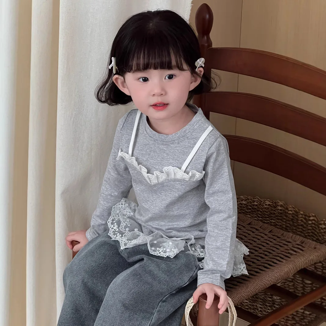 Весенняя детская футболка с длинными рукавами для подростков, однотонная бамбуковая хлопковая дышащая детская футболка, повседневная одежда в Корейском стиле для девочек, ropa de niña
Весенняя детская футболка с длинными рукавами для подростков, однотонная бамбуковая хлопковая дышащая детская футболка, повседневная одежда в Корейском стиле для девочек, ropa de niña