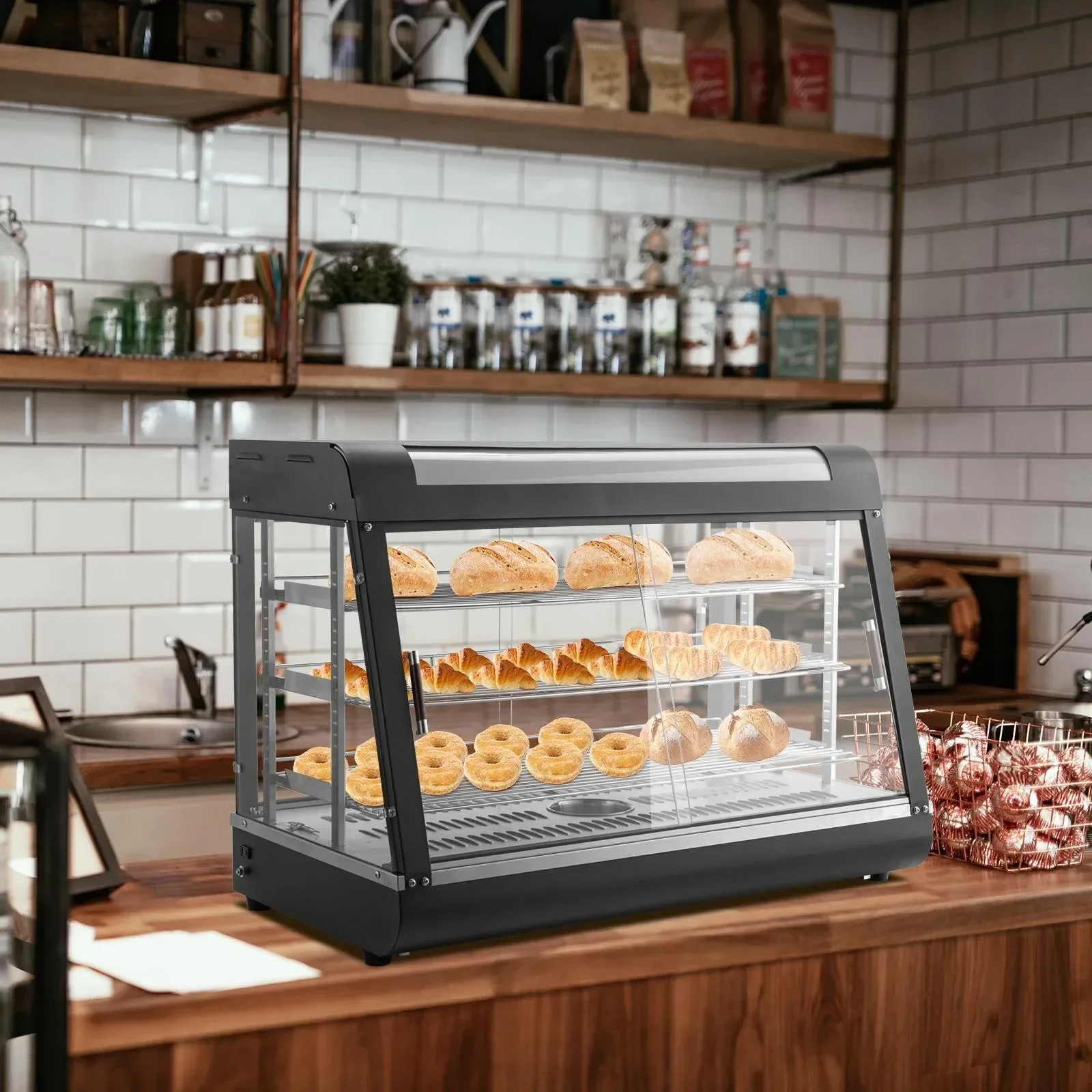 3 Tiers Electric Commercial Food Warmer Display Pizza Heated Show Case 25W Bulb
3 Tiers Electric Commercial Food Warmer Display Pizza Heated Show Case 25W Bulb