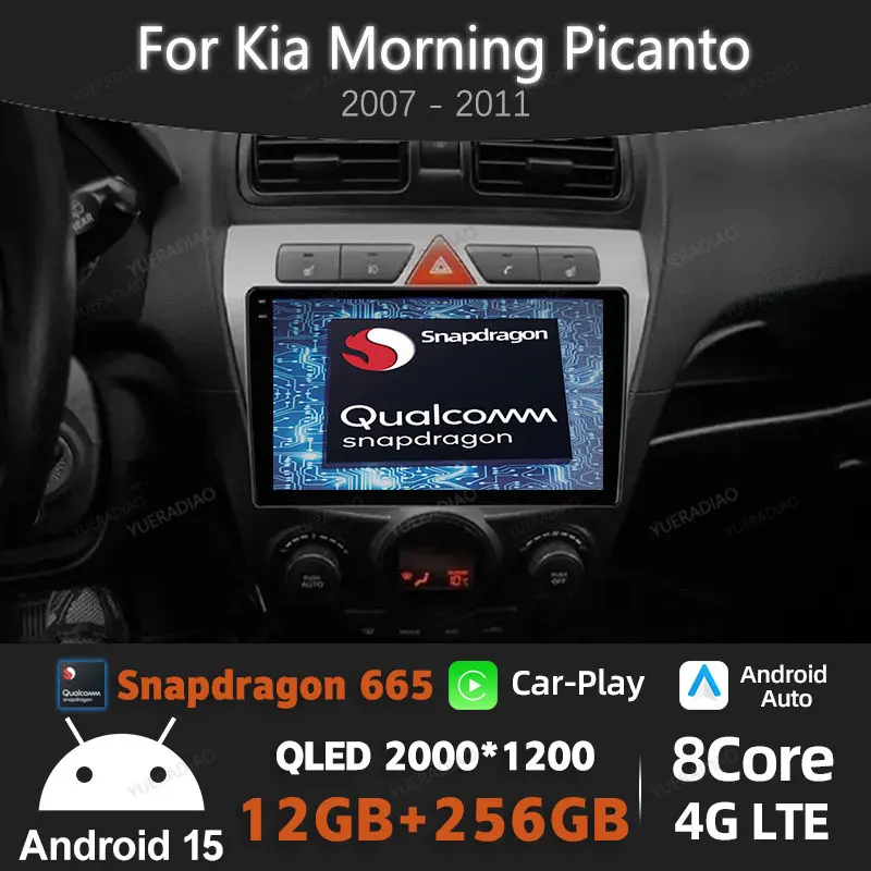 Android 15 Car Radio For Kia Morning Picanto 2007 - 2010 Multimedia Video Player BT QLED Qualcomm 2DIN 4G LTE 5G WIFI GPS NAVI
Android 15 Car Radio For Kia Morning Picanto 2007 - 2010 Multimedia Video Player BT QLED Qualcomm 2DIN 4G LTE 5G WIFI GPS NAVI