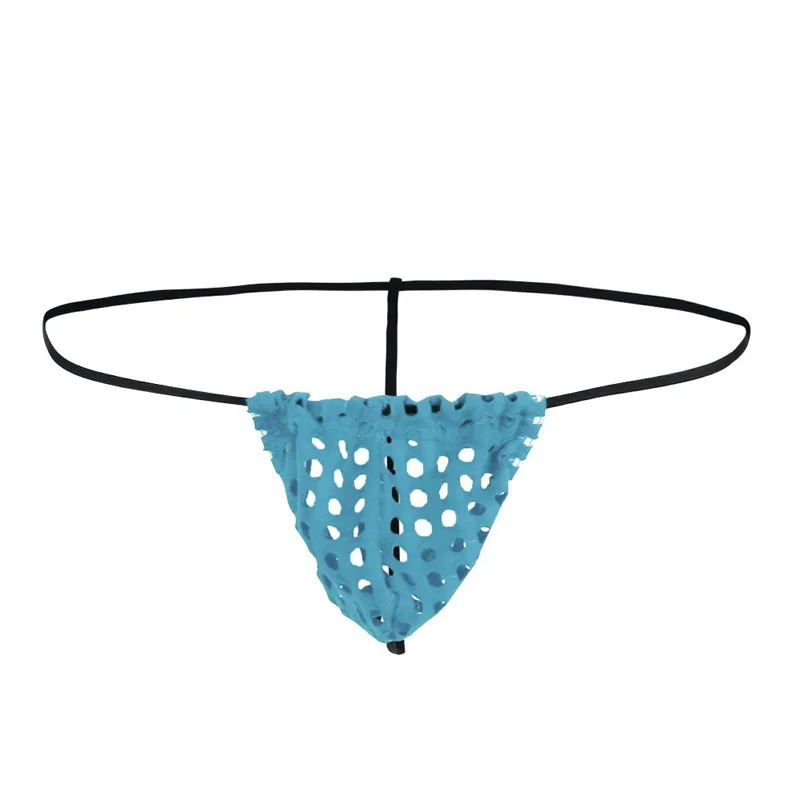 Men's underwear sexy large mesh hollowed out fishing net men's thin belt sexy single thong t-pants g string panties
Men's underwear sexy large mesh hollowed out fishing net men's thin belt sexy single thong t-pants g string panties