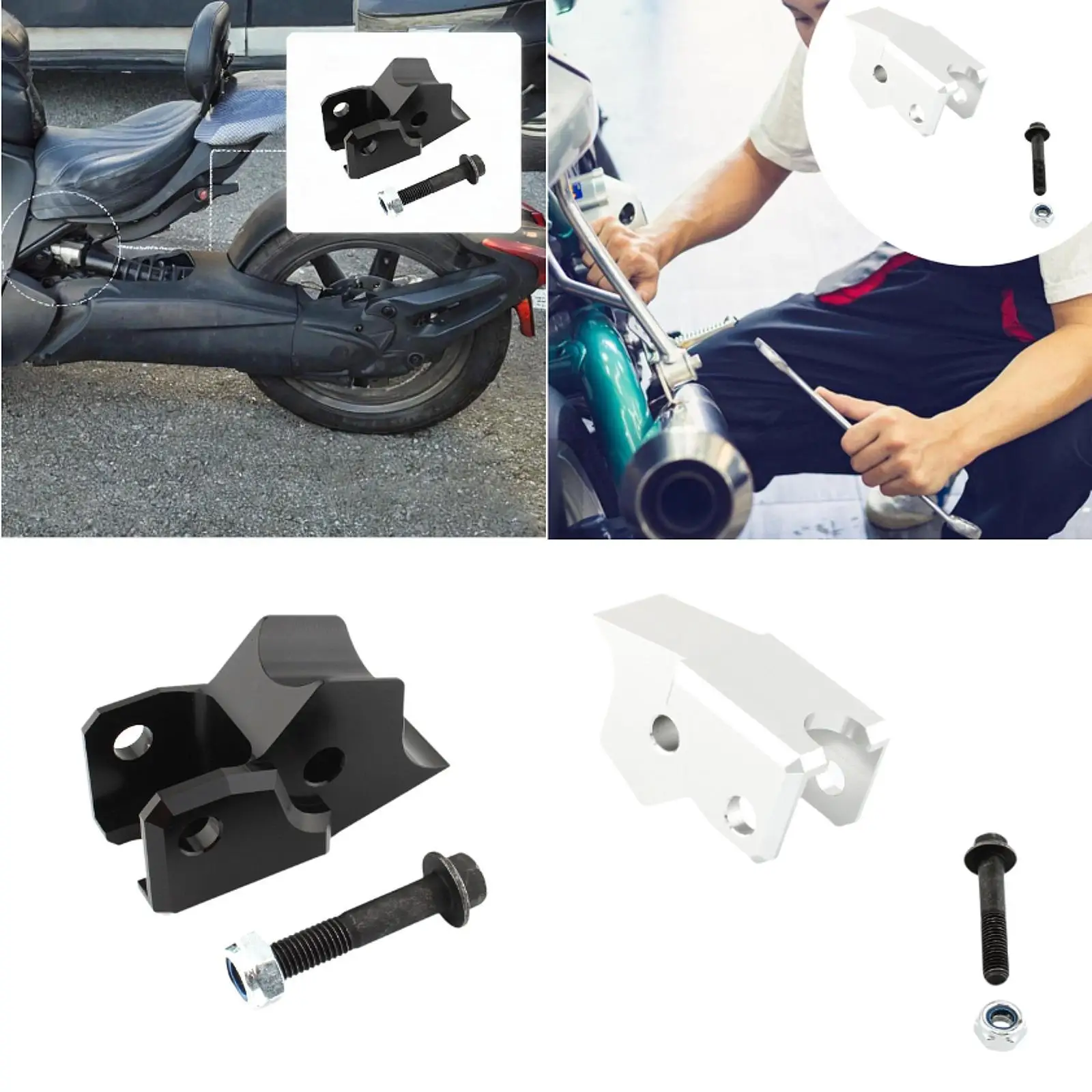 Rear Shock Lift Set Accessories Professional Practical Motorcycle Parts Lifting Set Direct Replacement for Can-am 600‐900
Rear Shock Lift Set Accessories Professional Practical Motorcycle Parts Lifting Set Direct Replacement for Can-am 600‐900