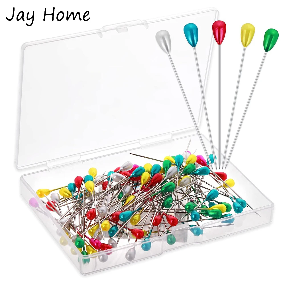 100PCS Sewing Pins 2 inch Straight Pins Corsage Pins Quilting Pins with Box for DIY Jewelry Making Wedding Flower Decorations
100PCS Sewing Pins 2 inch Straight Pins Corsage Pins Quilting Pins with Box for DIY Jewelry Making Wedding Flower Decorations