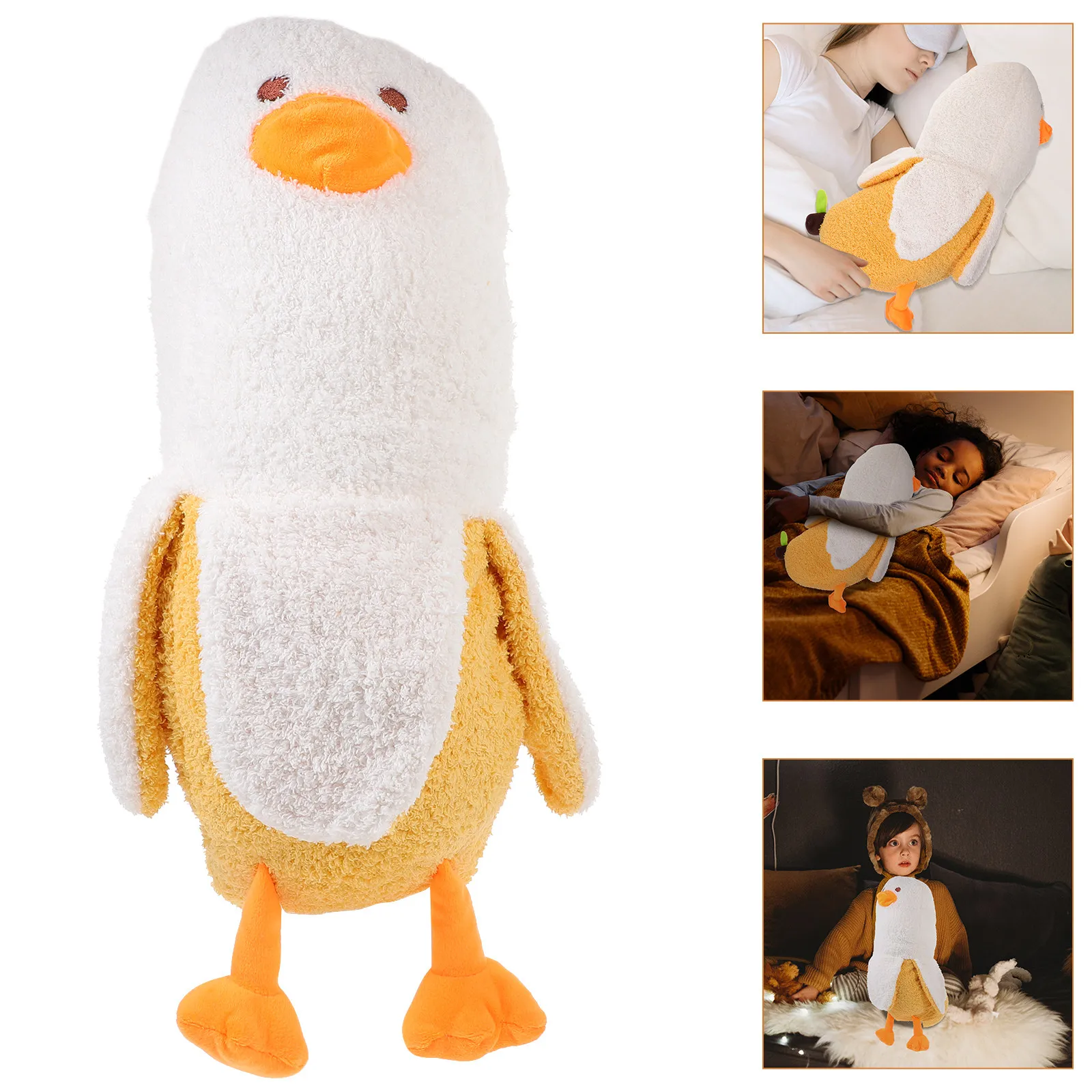 Funny Banana Duck Hugging Pillow Cute Stuffed Animal Sofa Bedroom Decoration Cartoon Sleep Companion for Kids and Adults
Funny Banana Duck Hugging Pillow Cute Stuffed Animal Sofa Bedroom Decoration Cartoon Sleep Companion for Kids and Adults