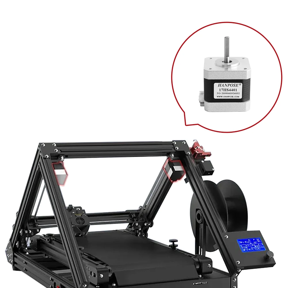 NEMA17 3PCS 17HS4401 stepper motor 2.3V 1.5A two-phase four wire 3D printing accessories motor manufacturer direct sales NEMA17
NEMA17 3PCS 17HS4401 stepper motor 2.3V 1.5A two-phase four wire 3D printing accessories motor manufacturer direct sales NEMA17