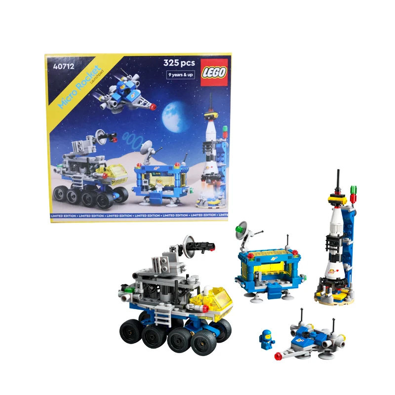 LEGO 40712 Micro Starter Ramp Classic Space Limited Edition Astronaut Space Set 325 Pieces
LEGO 40712 Micro Starter Ramp Classic Space Limited Edition Astronaut Space Set 325 Pieces