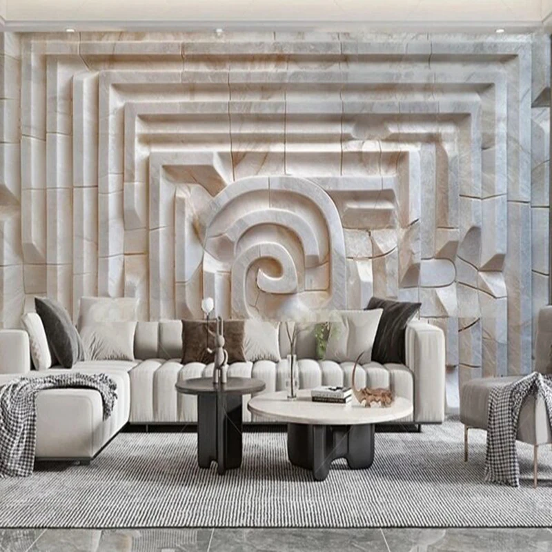 MU8696 Modern minimalist art square pattern cultural stone relief rock plate TV sofa background wall
MU8696 Modern minimalist art square pattern cultural stone relief rock plate TV sofa background wall