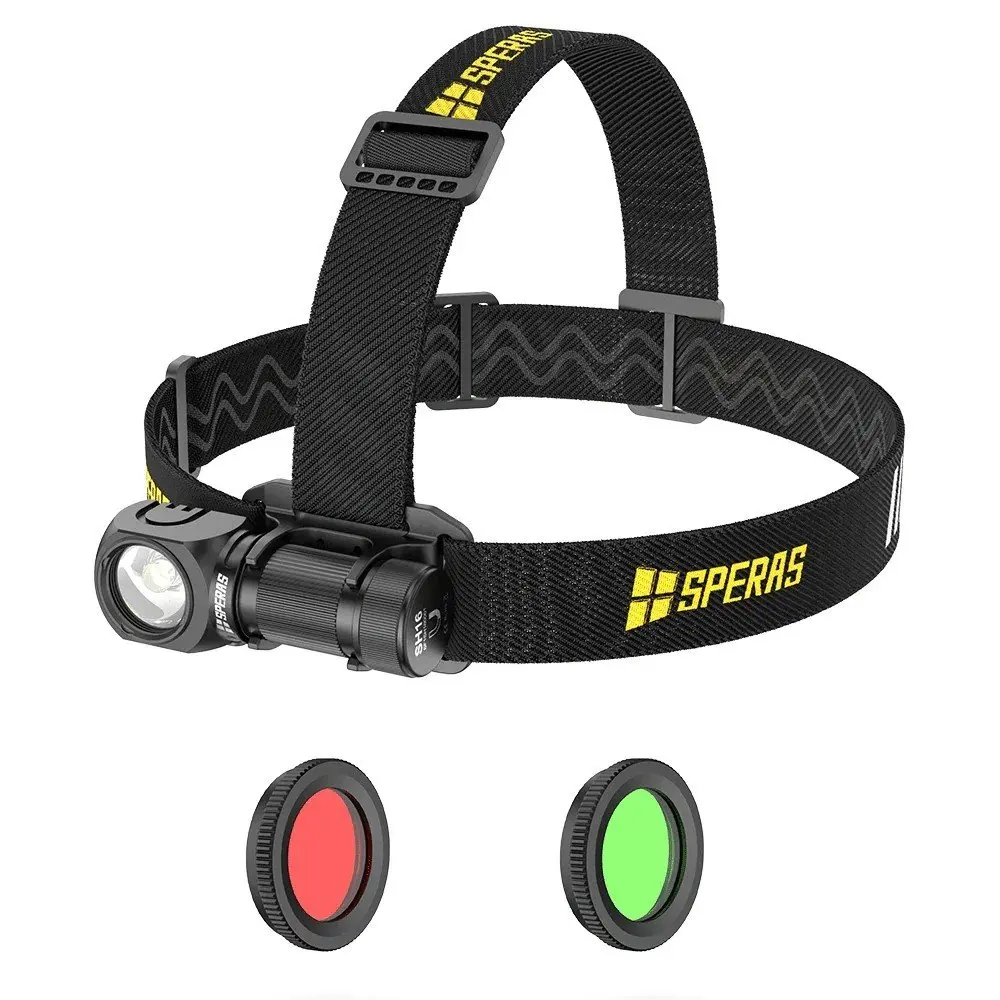 Speras SH16 Versatile & Assemble Lamp with Magnet Color Filters 1650 Lumen Rechargeable Light Head Lamp
Speras SH16 Versatile & Assemble Lamp with Magnet Color Filters 1650 Lumen Rechargeable Light Head Lamp