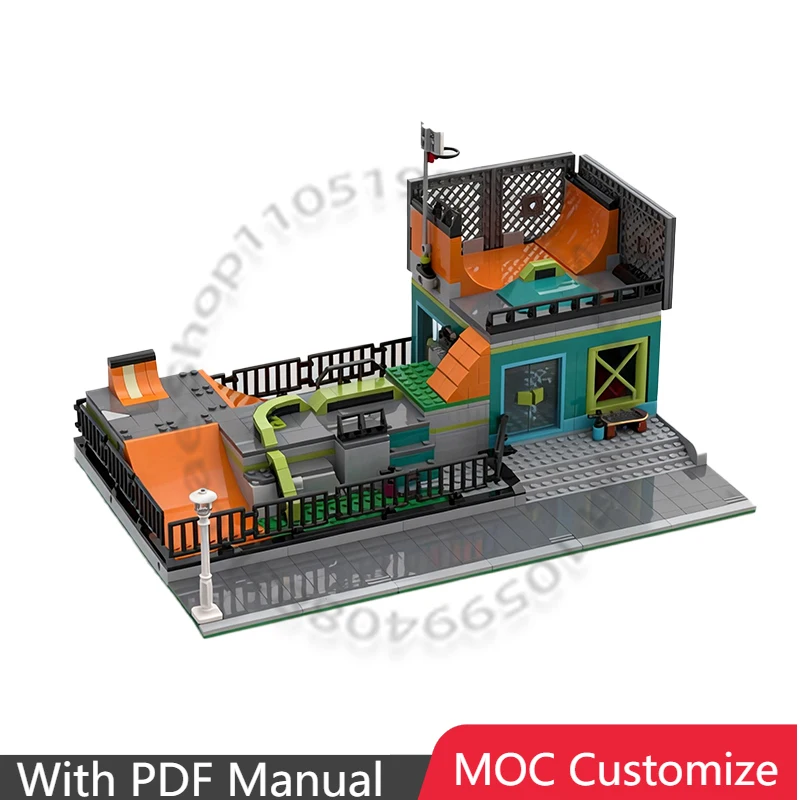 853 PCS Construction Street Skatepark Modular MOC Customize Modular Building Block Kids Model Educational DIY Holiday Toy Gifts
853 PCS Construction Street Skatepark Modular MOC Customize Modular Building Block Kids Model Educational DIY Holiday Toy Gifts