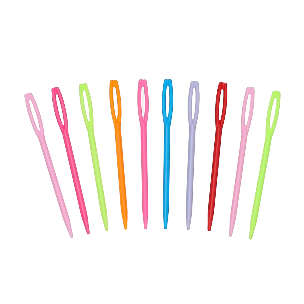 10pcs/lot Colorful Plastic Sewing Needles 5 7 9 15cm Size Colourful Large Eye Crochet Needle DIY Embroidery Jewelry Tools
10pcs/lot Colorful Plastic Sewing Needles 5 7 9 15cm Size Colourful Large Eye Crochet Needle DIY Embroidery Jewelry Tools