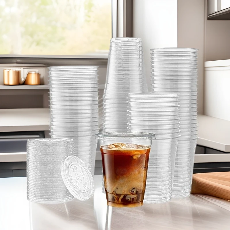 50/100Pcs Fruit Juice Milk Tea Drink Ice Cream Dessert Cup with Lid Cold Beverage Disposable PET Clear Plastic Iced Coffee Cups
50/100Pcs Fruit Juice Milk Tea Drink Ice Cream Dessert Cup with Lid Cold Beverage Disposable PET Clear Plastic Iced Coffee Cups